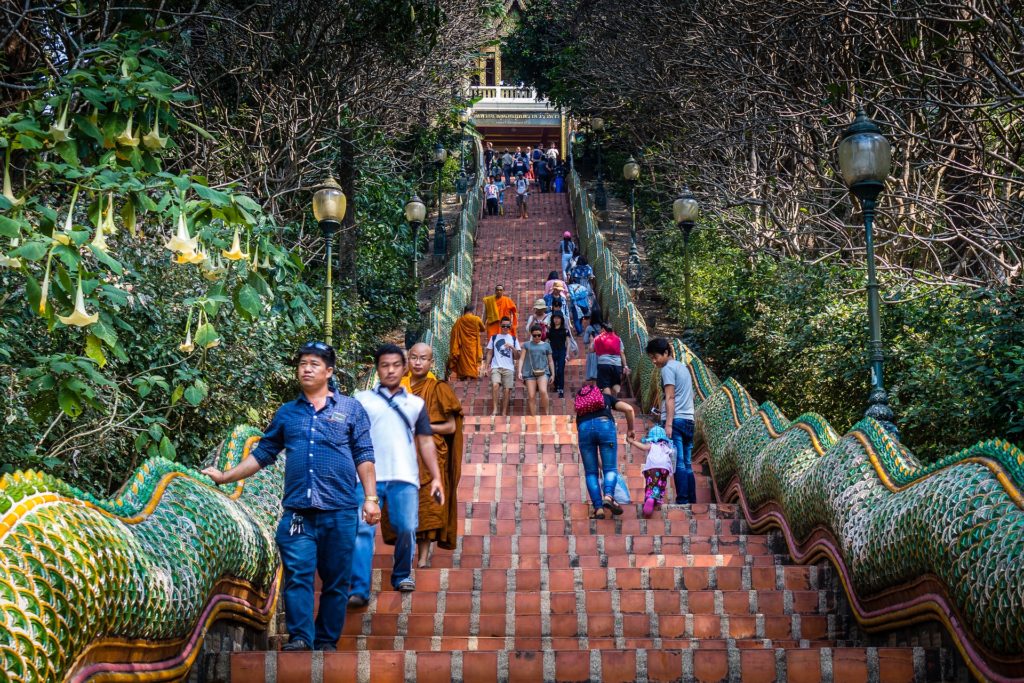 Thailand-Chiang Mai-Wat Doi Suthep